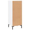 vidaXL Buffet blanc 34,5x34x90 cm bois d'ing&eacute;nierie