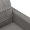 vidaXL Canap&eacute; &agrave; 2 places Gris fonc&eacute; 120 cm Tissu