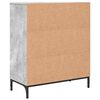 vidaXL Buffet Gris b&eacute;ton 69,5 x 33 x 82 cm Bois d'ing&eacute;nierie