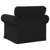 vidaXL Canap&eacute; 60cm Noir M&eacute;tал