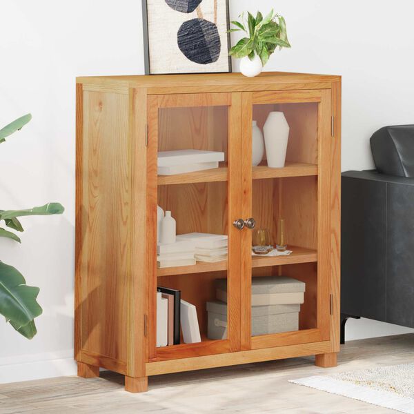 vidaXL Armoire avec &eacute;tag&egrave;re Marron 80 x 35 x 95 cm Bois d'ing&eacute;nierie