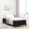 vidaXL Lit &agrave; ressorts avec matelas Noir 80 x 210 cm tissu