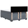 vidaXL Sommier &agrave; lattes de lit et matelas Gris fonc&eacute; 140x190cm Velours