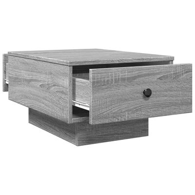 vidaXL Table basse sonoma gris 60x45x31 cm bois d'ingénierie