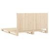 vidaXL Cadre de lit sans matelas avec t&ecirc;te de lit 200x200 cm