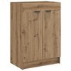 vidaXL Armoire sous &eacute;vier de salle de bain Ch&ecirc;ne artisanal
