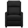vidaXL Fauteuil inclinable Noir Similicuir