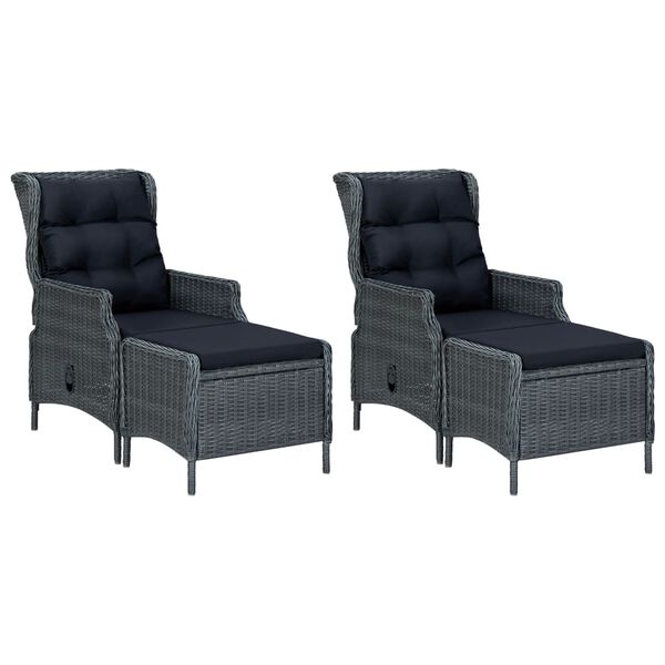 vidaXL Ensemble &agrave; manger de jardin avec coussins 7 pcs R&eacute;sine tress&eacute;e