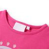 T-shirt pour enfants rose fonc&eacute; 104
