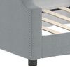 vidaXL Lit de repos gris clair 100x200 cm tissu
