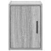 vidaXL Armoires murales de garage 2 pcs sonoma gris bois d'ing&eacute;nierie