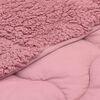 vidaXL Duvet d'&eacute;t&eacute; simple Matelass&eacute; Rose 200 x 240 cm