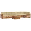 vidaXL Ensemble de canap&eacute;s d'ext&eacute;rieur 7 pcs Naturel et Beige
