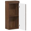 vidaXL Armoire murale de salle de bain avec &eacute;tag&egrave;re TULUM Ch&ecirc;ne brun