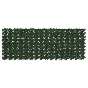 vidaXL &Eacute;cran de balcon avec feuilles Vert fonc&eacute; 200 x 75 cm