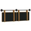 vidaXL T&ecirc;te de lit suspendue Marron 130 x 55 x 5 cm Velours
