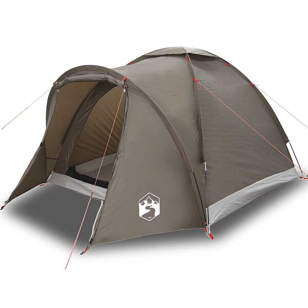vidaXL Tente de p&ecirc;che 2 personnes marron imperm&eacute;able