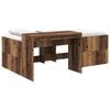 vidaXL Lit haut pour enfants avec bureau Bois ancien 80 x 200 cm