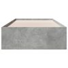 vidaXL Cadre de lit sans matelas sonoma gris 90x200 cm