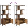 vidaXL Biblioth&egrave;que Bois d'ing&eacute;nierie