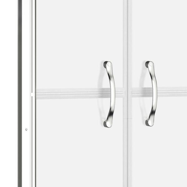 vidaXL Porte de douche ESG demi-d&eacute;poli 86x190 cm