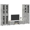 vidaXL Ensemble meuble TV FLORIN Gris b&eacute;ton Bois d'ing&eacute;nierie