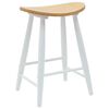 vidaXL Chaises de salle &agrave; manger 2 pcs Blanc 46 x 37 x 63 cm