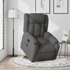 vidaXL Fauteuil de massage inclinable Gris fonc&eacute; Tissu