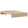 vidaXL Cadre de lit sans matelas 140x200 cm bois massif de pin