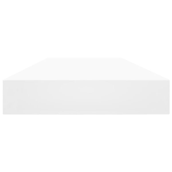 vidaXL Panneaux de biblioth&egrave;que 4 pcs Blanc 100x10x1,5 cm Agglom&eacute;r&eacute;