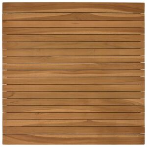 vidaXL Plateau de table 70 x 70 x 3,5 cm Carr&eacute; Bois de teck massif
