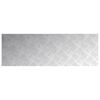 vidaXL Nez de marche Rectangulaire 4 pcs Argent&eacute; 90 x 30 cm Aluminium