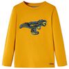 T-shirt enfants &agrave; manches longues ocre 128