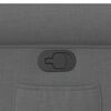 vidaXL Fauteuil inclinable Gris fonc&eacute; Tissu