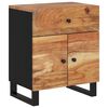 vidaXL Table de chevet 50x33x60cm Bois d'acacia solide et d'ing&eacute;nierie