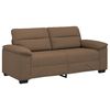 vidaXL Canap&eacute; 2 places marron 180x81x84 cm en tissu