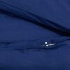 vidaXL Ensemble de housse de couette Bleu marine 260x240 cm Coton