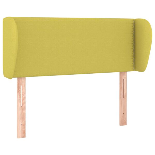 vidaXL T&ecirc;te de lit avec oreilles Vert 103x23x78/88 cm Tissu