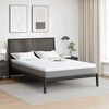 vidaXL Surmatelas Blanc 200 x 200 x 7 cm Tissu Jacquard
