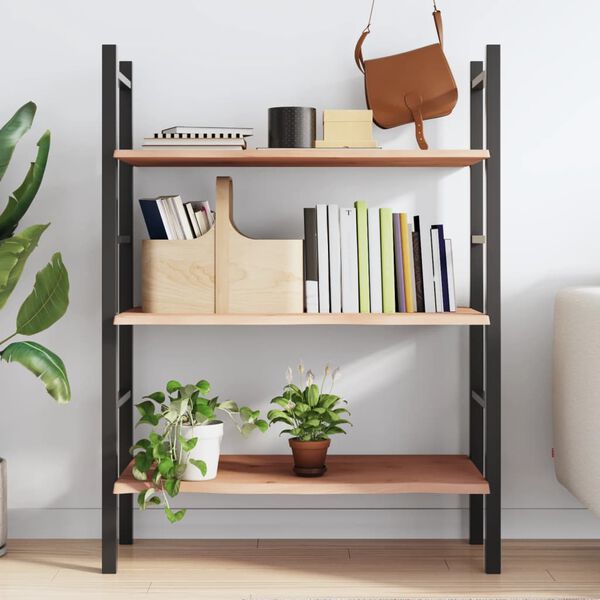 vidaXL &Eacute;tag&egrave;re murale 80x60x2 cm bois de ch&ecirc;ne massif non trait&eacute;