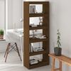 vidaXL Biblioth&egrave;que/Cloison Marron miel 60x30x167,5 cm Bois de pin