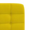 vidaXL Chaises &agrave; manger lot de 6 jaune velours