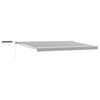 vidaXL Auvent r&eacute;tractable &eacute;lectrique Anthracite et blanc 4,5 &times; 3 m