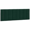 vidaXL Lit avec matelas Hanko vert fonc&eacute; 140x200 cm velours