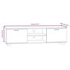 vidaXL Meuble TV Ch&ecirc;ne marron 140x40,5x35 cm Bois d'ing&eacute;nierie