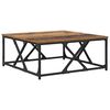 vidaXL Table basse Bois Ancien 70 x 70 x 30 cm Bois d'ing&eacute;nierie