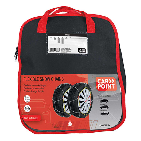 Carpoint Cha&icirc;nes &agrave; neige antid&eacute;rapantes KNN-50 9 mm Argent&eacute;