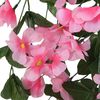 vidaXL Guirlandes de fleurs de No&euml;l 3 pcs rose 85 cm