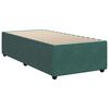 vidaXL Sommier &agrave; lattes de lit avec matelas Vert fonc&eacute; 90x200 cm