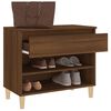 vidaXL Armoire &agrave; chaussures Ch&ecirc;ne marron 70x36x60 cm Bois d'ing&eacute;nierie